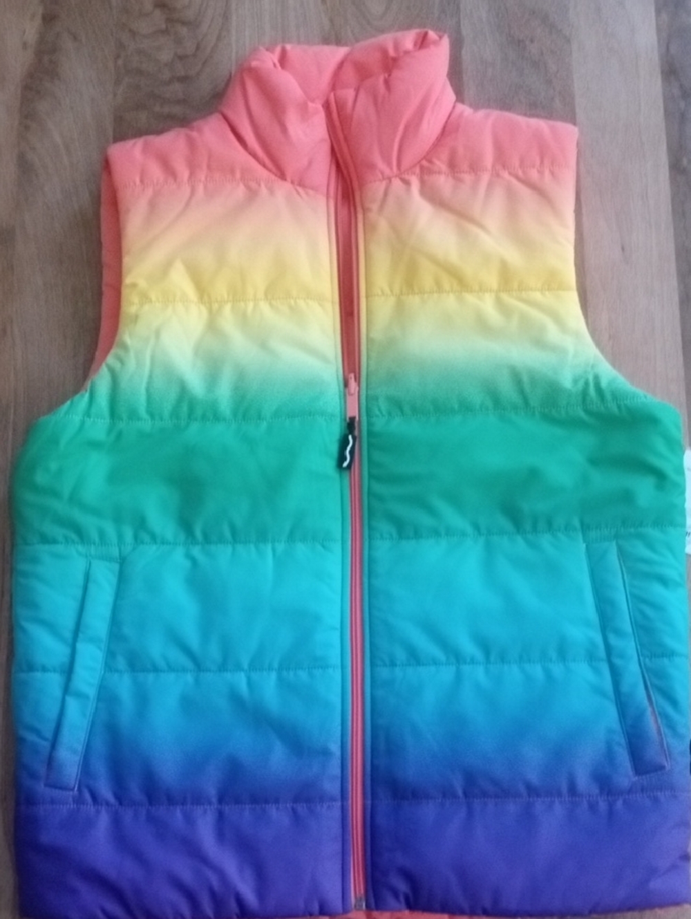 Crayola Reversible Rainbow Puffer Vest